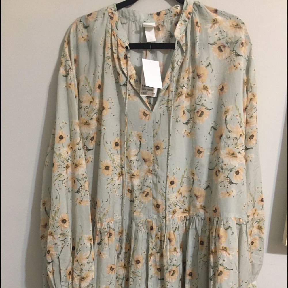 NWT oversized floral tunic dress